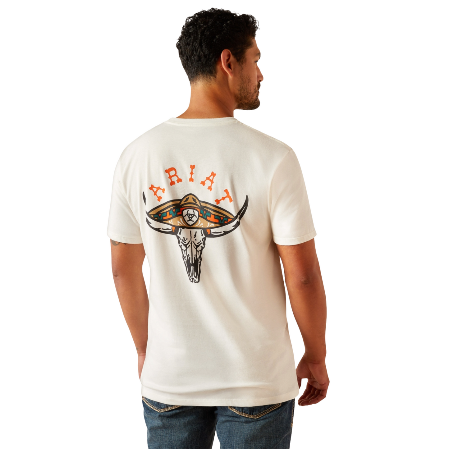Ariat Men's Mexicali Antique White T-Shirt 10054829