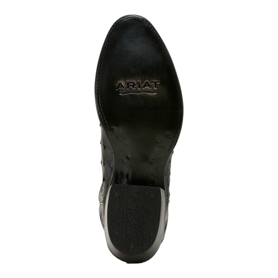 Ariat Men's Vesper Black Full Quill Ostrich Cowboy Boot 10058160