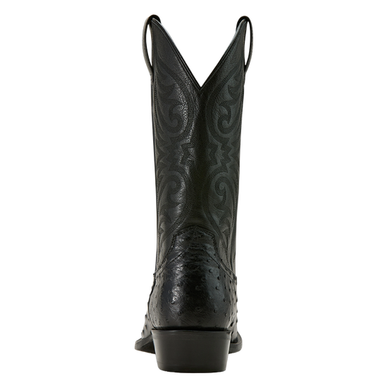 Ariat Men's Vesper Black Full Quill Ostrich Cowboy Boot 10058160