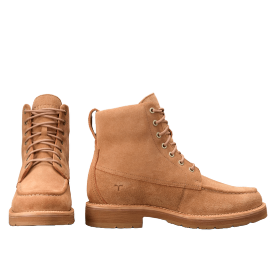 Tecovas Men's The Rugged Moc Natural WP Roughout Boots 10079NAT