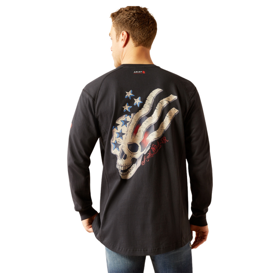 Ariat Men's FR Air American Scream Graphic Black Work T-Shirt 10054870