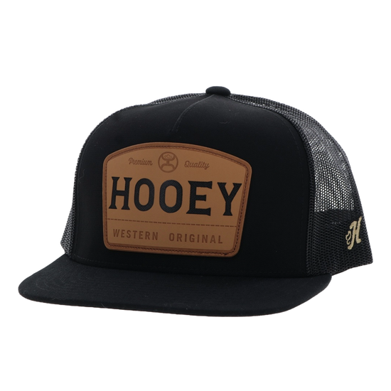 Hooey Men's Trip 6-Panel Black Snapback Hat 2508T-BK