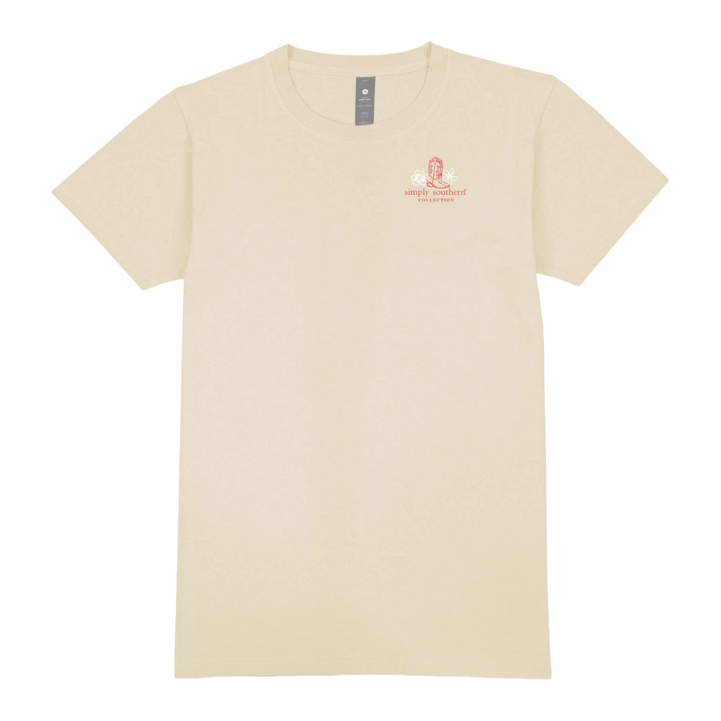 Simply Southern Ladies Coastal Cowgirl Graphic T-Shirt SS-COASTALCOWGIRL-WISP