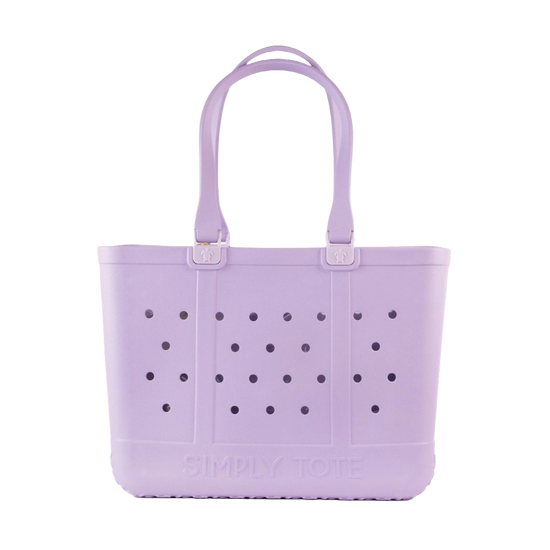 Simply Southern Ladies Lilac Purple Beach & Pool Tote Bag 0125-SIMPLYTOTE-LILAC