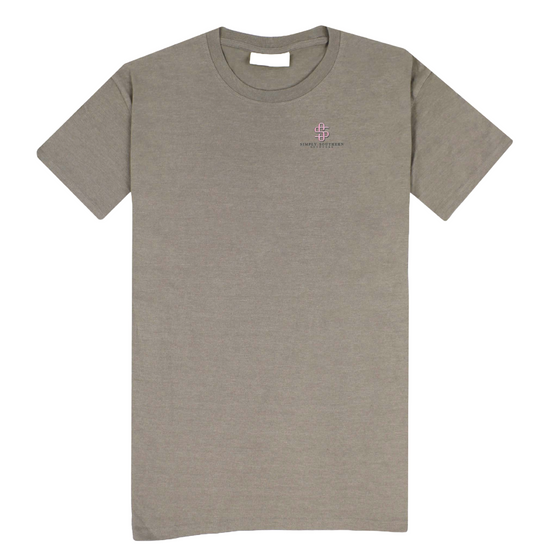 Simply Southern Ladies Deer Graphic Heather T-Shirt SS-DEER-DESERTHTHR