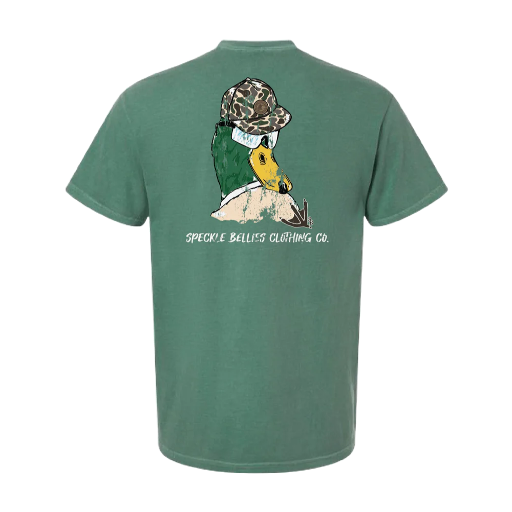 Speckle Bellies Men's Ugly Duck Graphic Light Green T-Shirt UGLYDUCK-LG