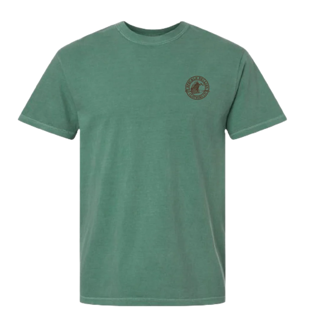 Speckle Bellies Men's Ugly Duck Graphic Light Green T-Shirt UGLYDUCK-LG