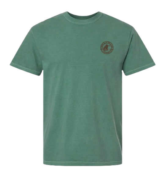 Speckle Bellies Men's Ugly Duck Graphic Light Green T-Shirt UGLYDUCK-LG