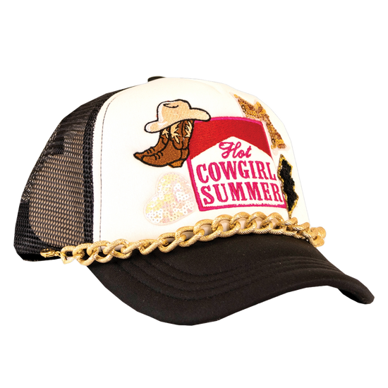 Simply Southern Ladies Patch Hat 0125-HAT-PATCH-COWGIRL