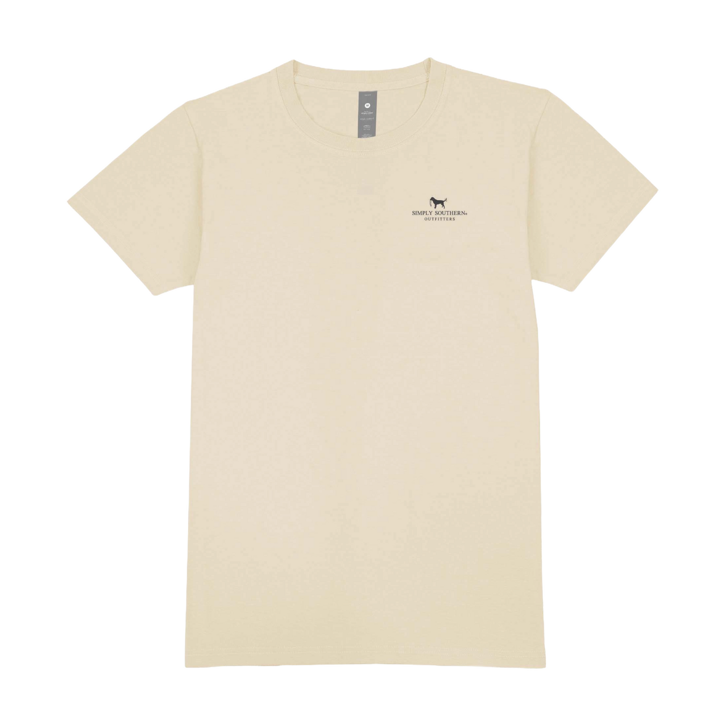 Simply Southern Men's 'Merican Dude Graphic Cream T-Shirt MN-SS-DUDE-WISP