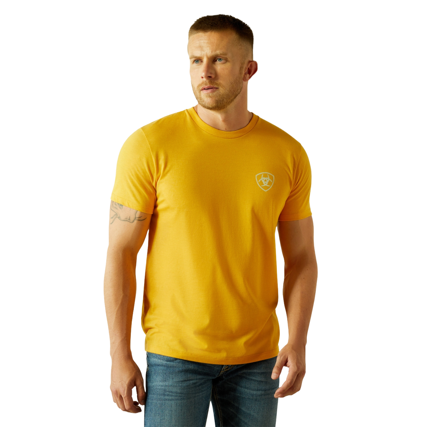 Ariat Men's Rodeo Proud Gold Heather T-Shirt 10054772