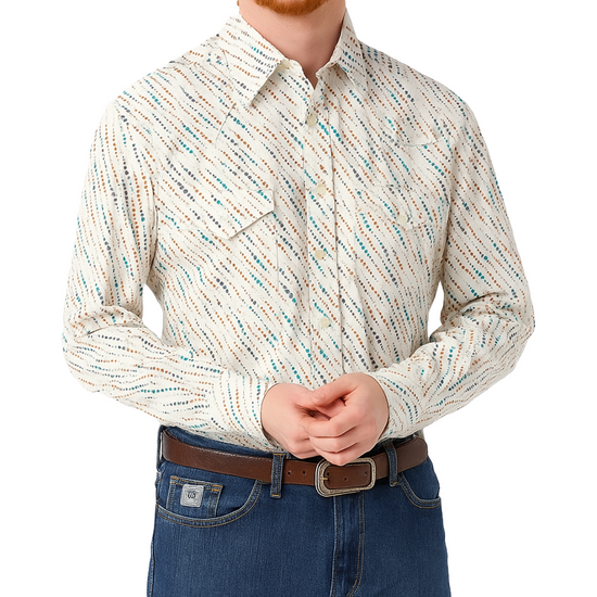 Wrangler Men's 20X Competition Comfort Patterned Snap Shirt 112367940