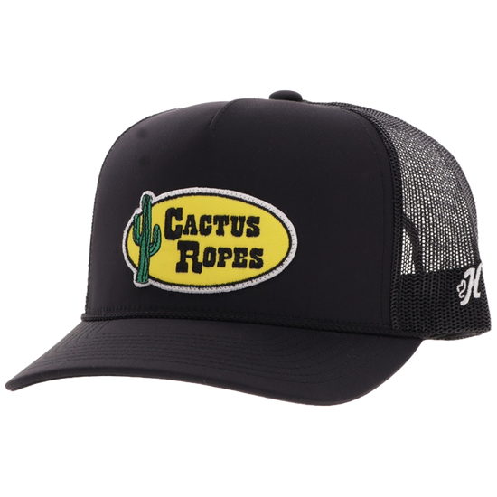 Hooey Black Cactus Ropes 5-Panel Trucker Hat CR119