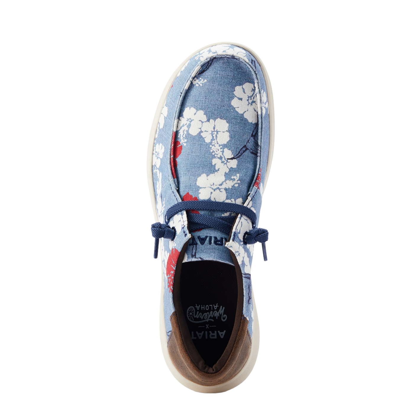 Ariat® Men's Hilo Aloha Pareau Print Red White & Blue Shoes 10044513