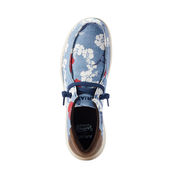 Ariat® Men's Hilo Aloha Pareau Print Red White & Blue Shoes 10044513