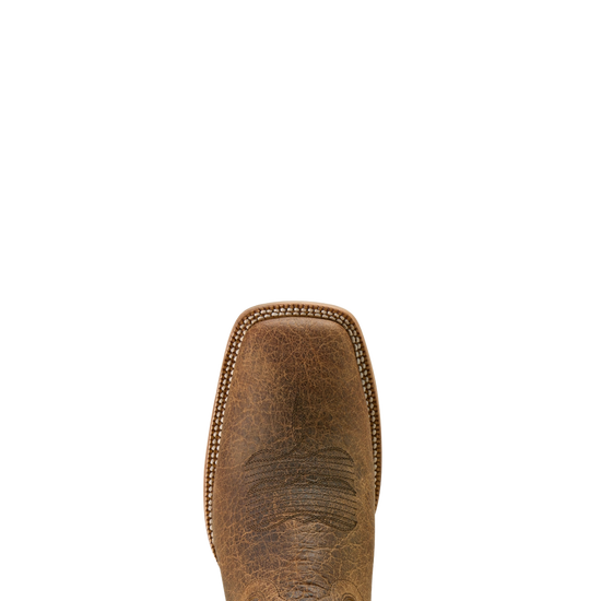 Ariat Men's Rock Ridge Saddle Brown Bison Western Boot 10063783