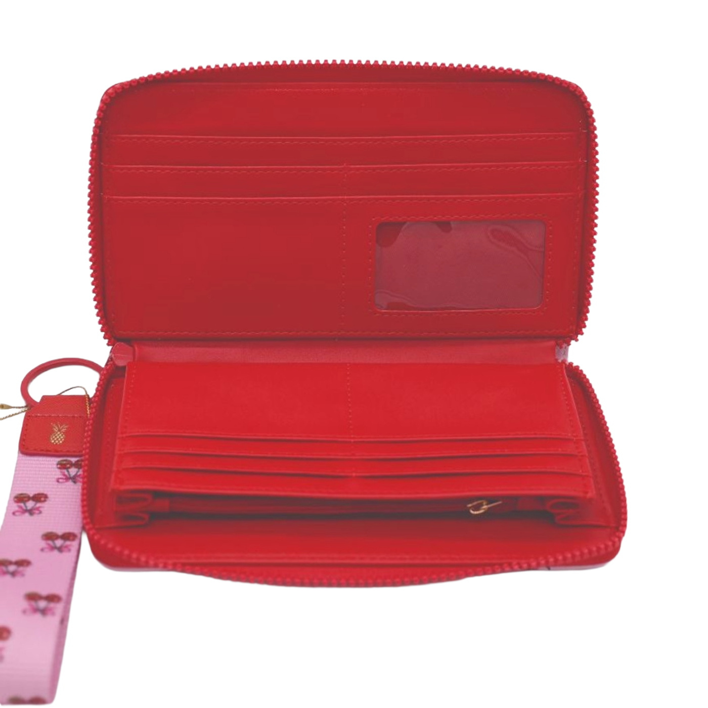 Simply Southern Pink & Red Cherries Phone Wallet / Wristlet 0225-BAG-WLT-CHRY