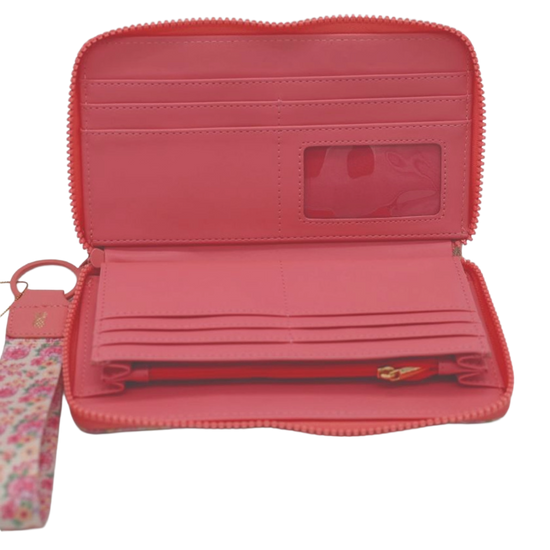 Simply Southern Pink Light Blossom Floral Phone Wallet / Wristlet 0225-BAG-WLT-LTBLM