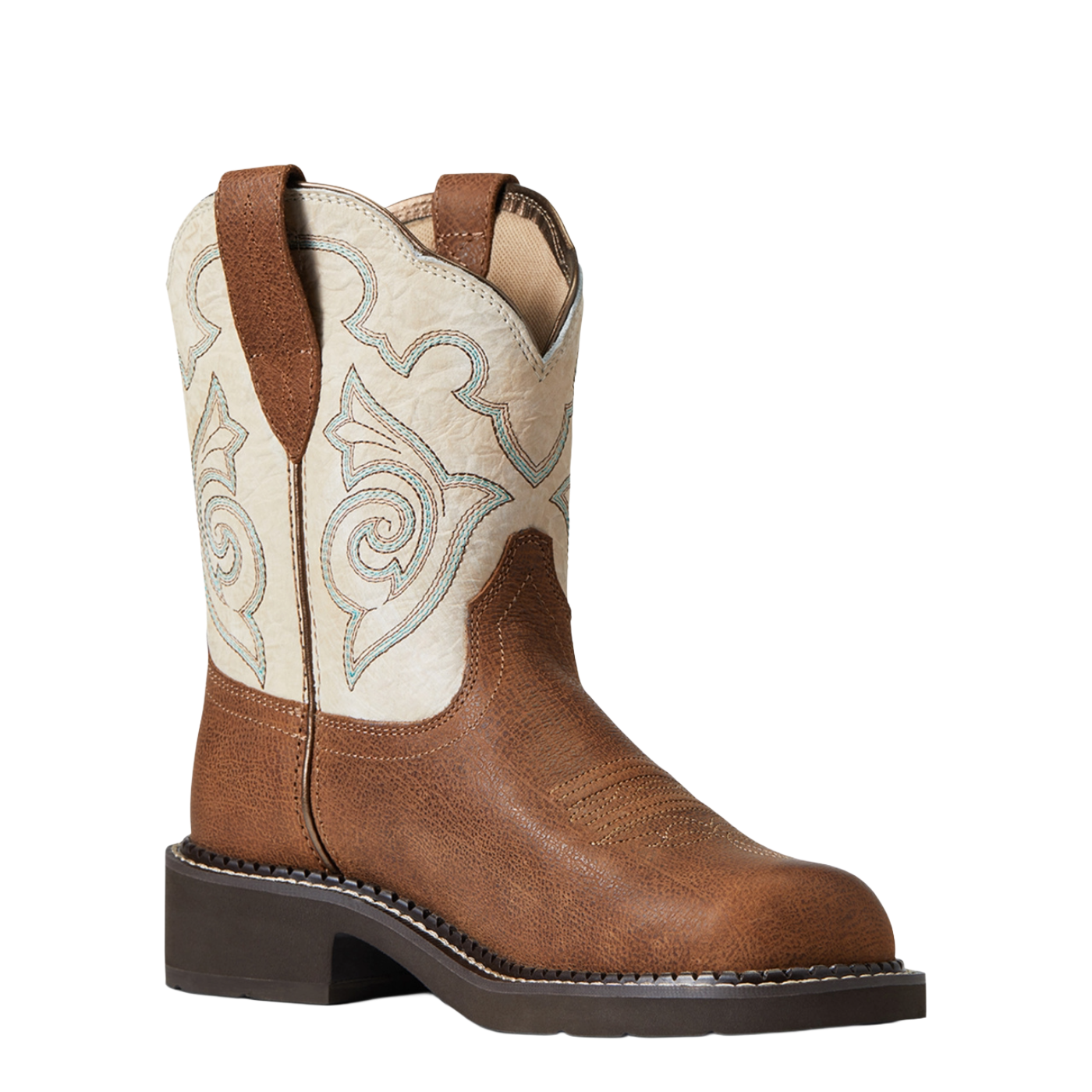 Ariat Ladies Fatbaby Heritage Tess Tortuga Print Western Boots 10040265