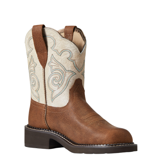 Ariat Ladies Fatbaby Heritage Tess Tortuga Print Western Boots 10040265