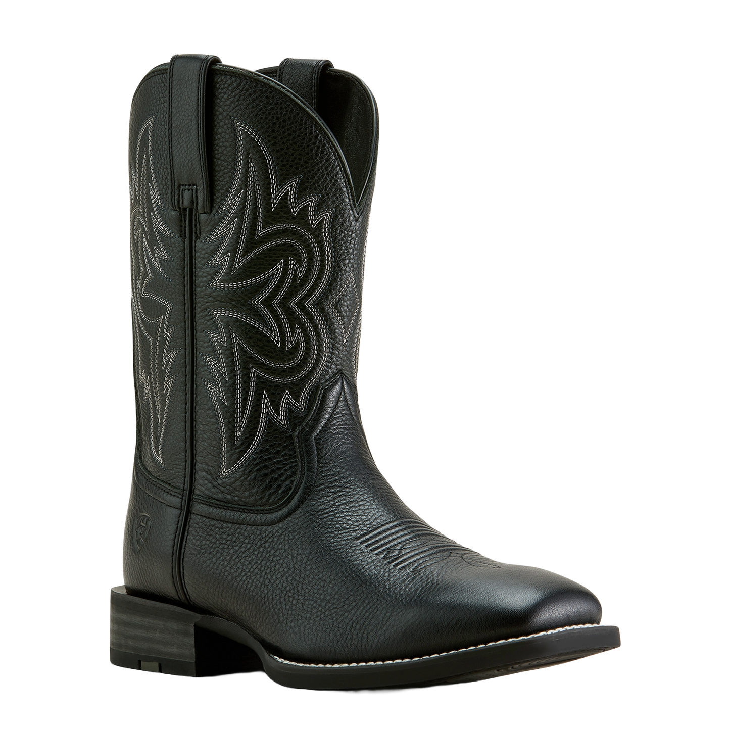 Ariat Men's Western Big Rig Black Deertan Cowboy Boot 10063870