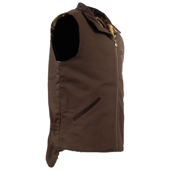 Outback Trading Company Men's Sawbuck CVS Brown Vest 29824-BRN