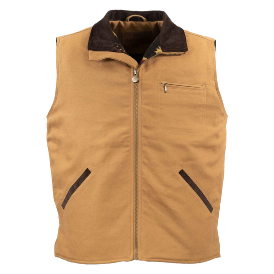 Outback Trading Company Men's Sawbuck CVS Canvas Tan Vest 29824-CVS