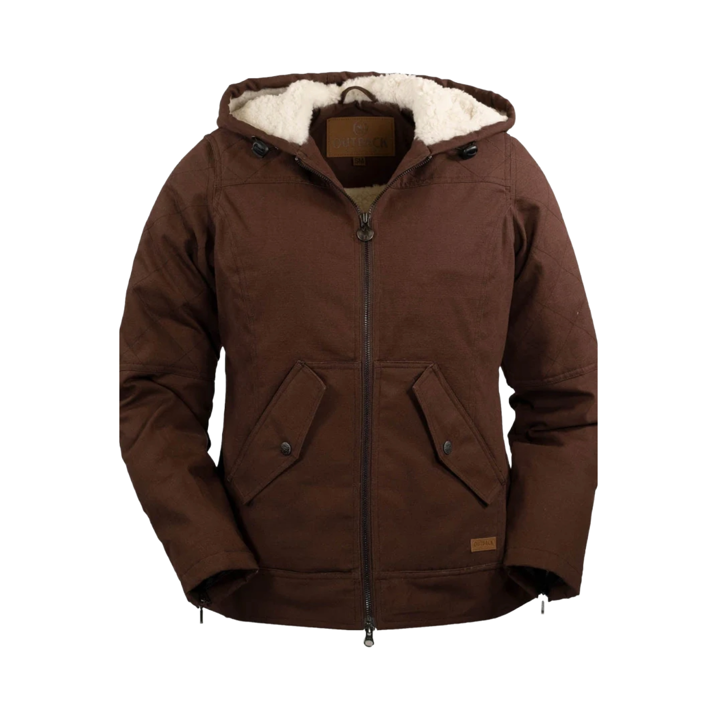 Outback Trading Company Ladies Canvas Heidi Brown Jacket 29851-BRN