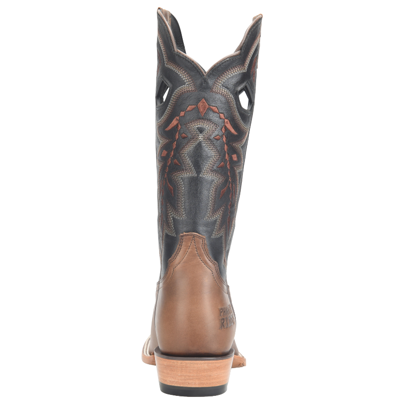 Phantom Rider by Double H Men's 13" Deeprose Black Square Toe Boots PH5045