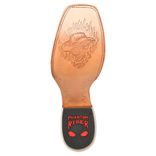 Phantom Rider by Double H Men's 13" Deeprose Black Square Toe Boots PH5045