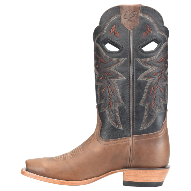 Phantom Rider by Double H Men's 13" Deeprose Black Square Toe Boots PH5045