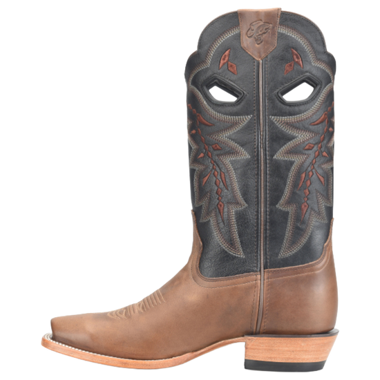 Phantom Rider by Double H Men's 13" Deeprose Black Square Toe Boots PH5045