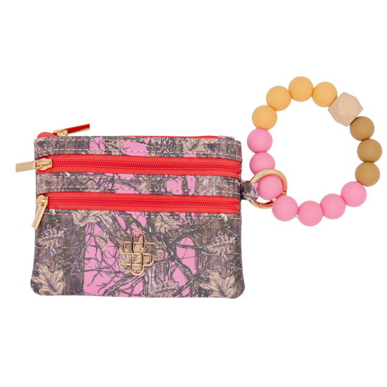 Simply Southern Ladies Camo Pink Wristlet Wallet 0225-BEADBANGLEWLT-CAMOPNK