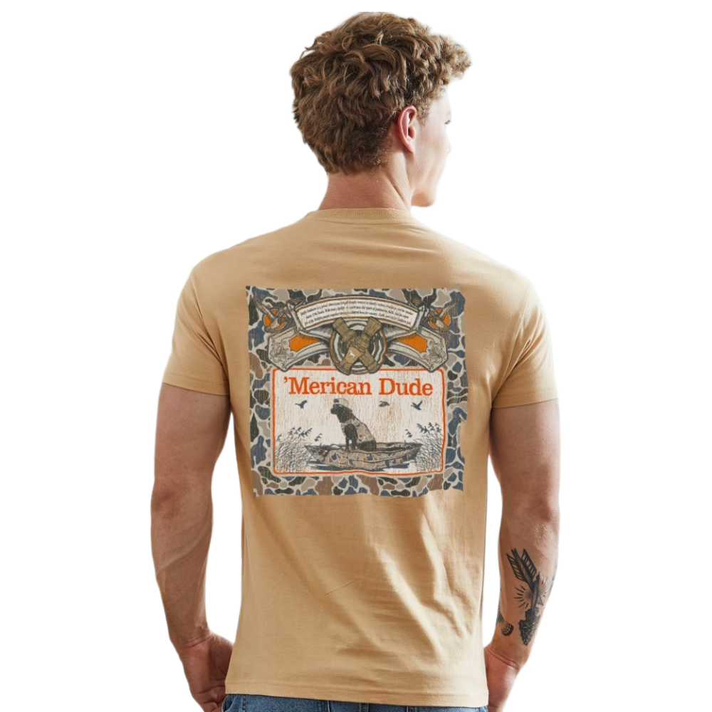 Simply Southern Men's Duckcall Bisque T-Shirt MN-SS-DUCKCALL-BISQUE