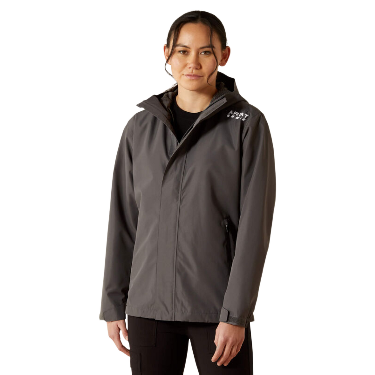 Ariat Ladies Rebar H2O Stormshell Grey Jacket 10062724