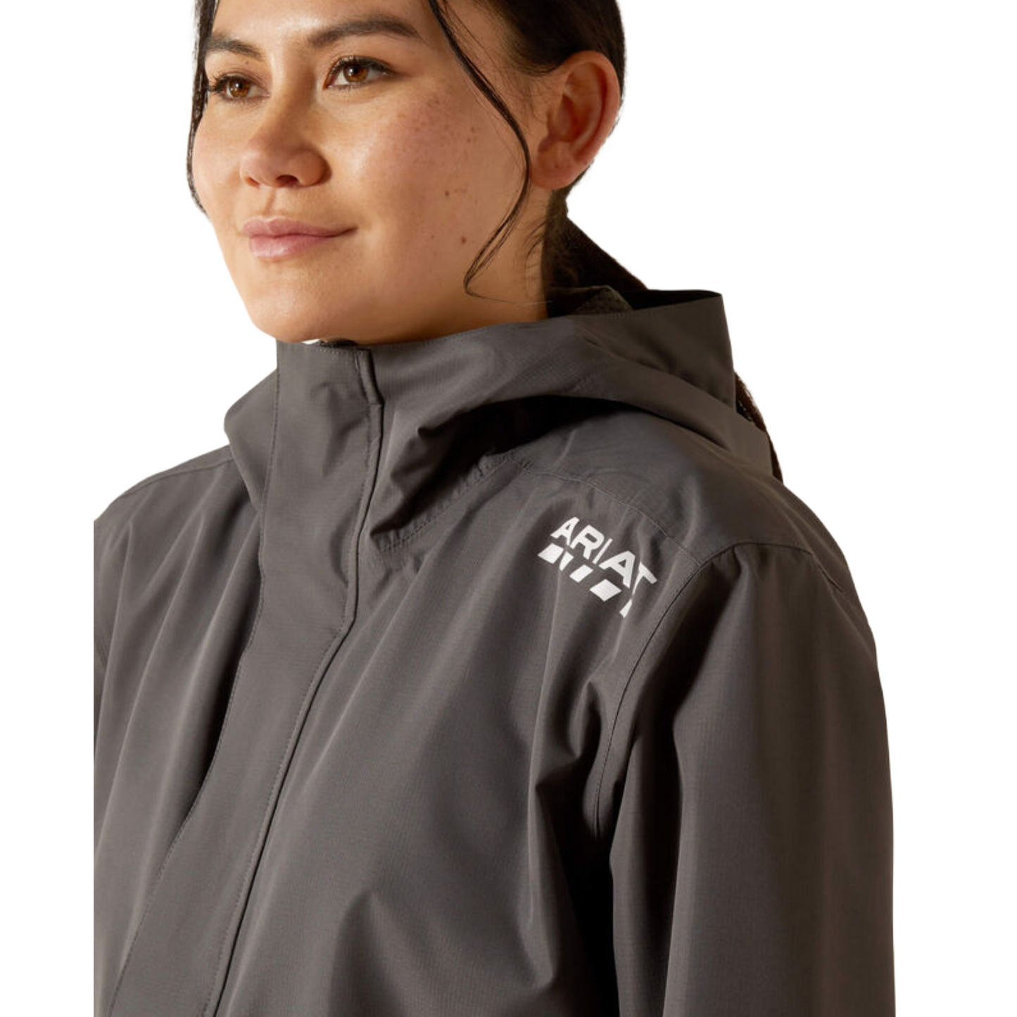 Ariat Ladies Rebar H2O Stormshell Grey Jacket 10062724