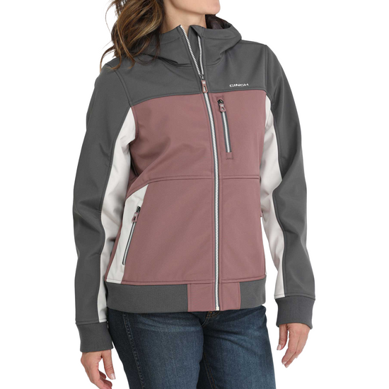 Cinch Ladies Multi Color-Block Bonded Full Zip Jacket MAJ9844003