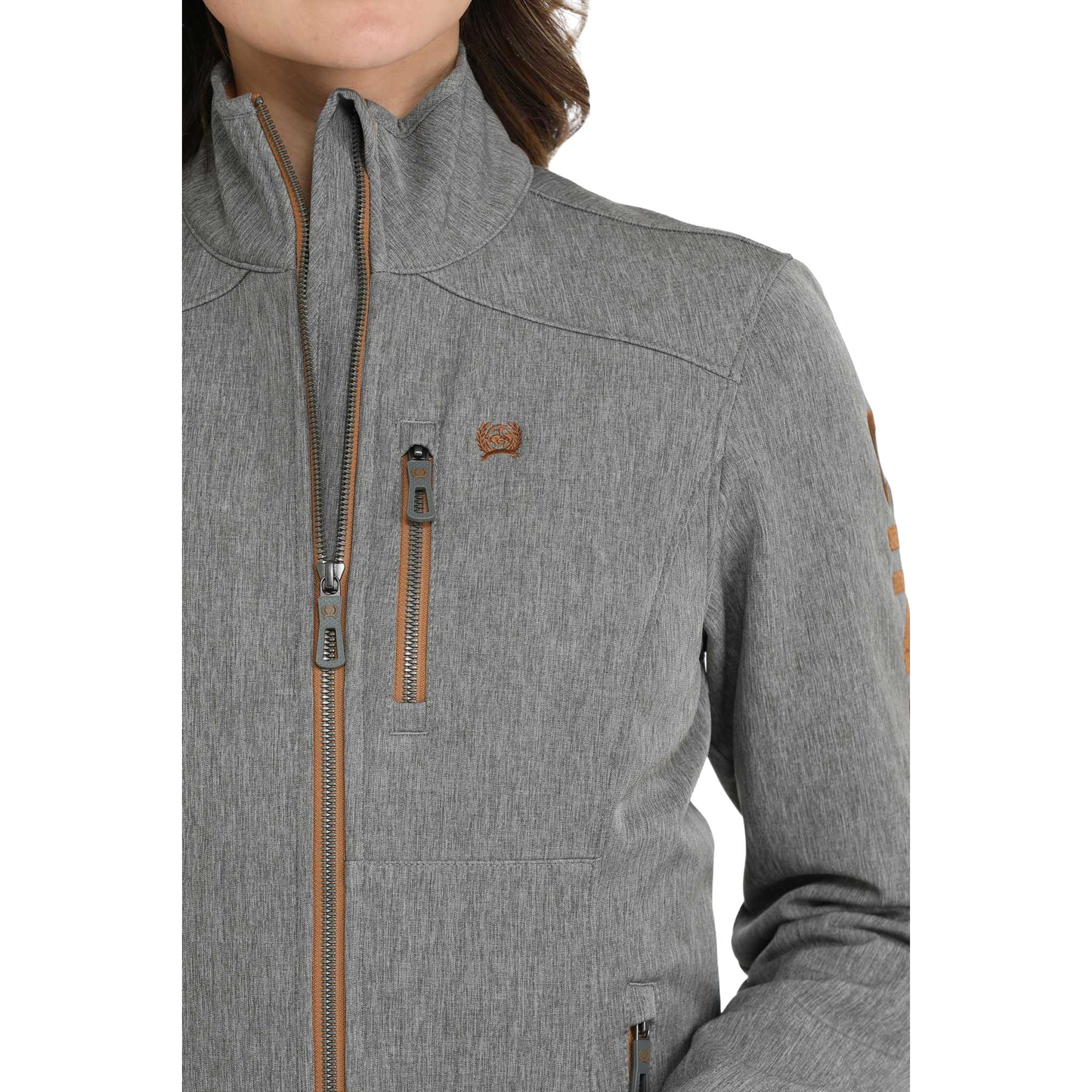 Cinch Ladies Concealed Carry Bonded Charcoal Jacket MAJ9856004