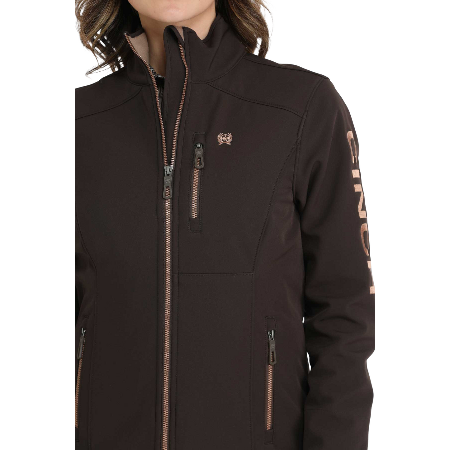 Cinch Ladies Brown Concealed Carry Bonded Jacket MAJ9856006
