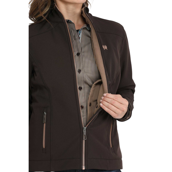 Cinch Ladies Brown Concealed Carry Bonded Jacket MAJ9856006