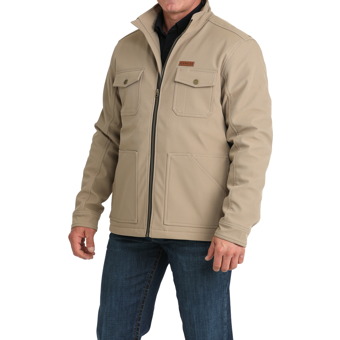 Cinch Men's Concealed Carry Bonded Stone Jacket MWJ1566004