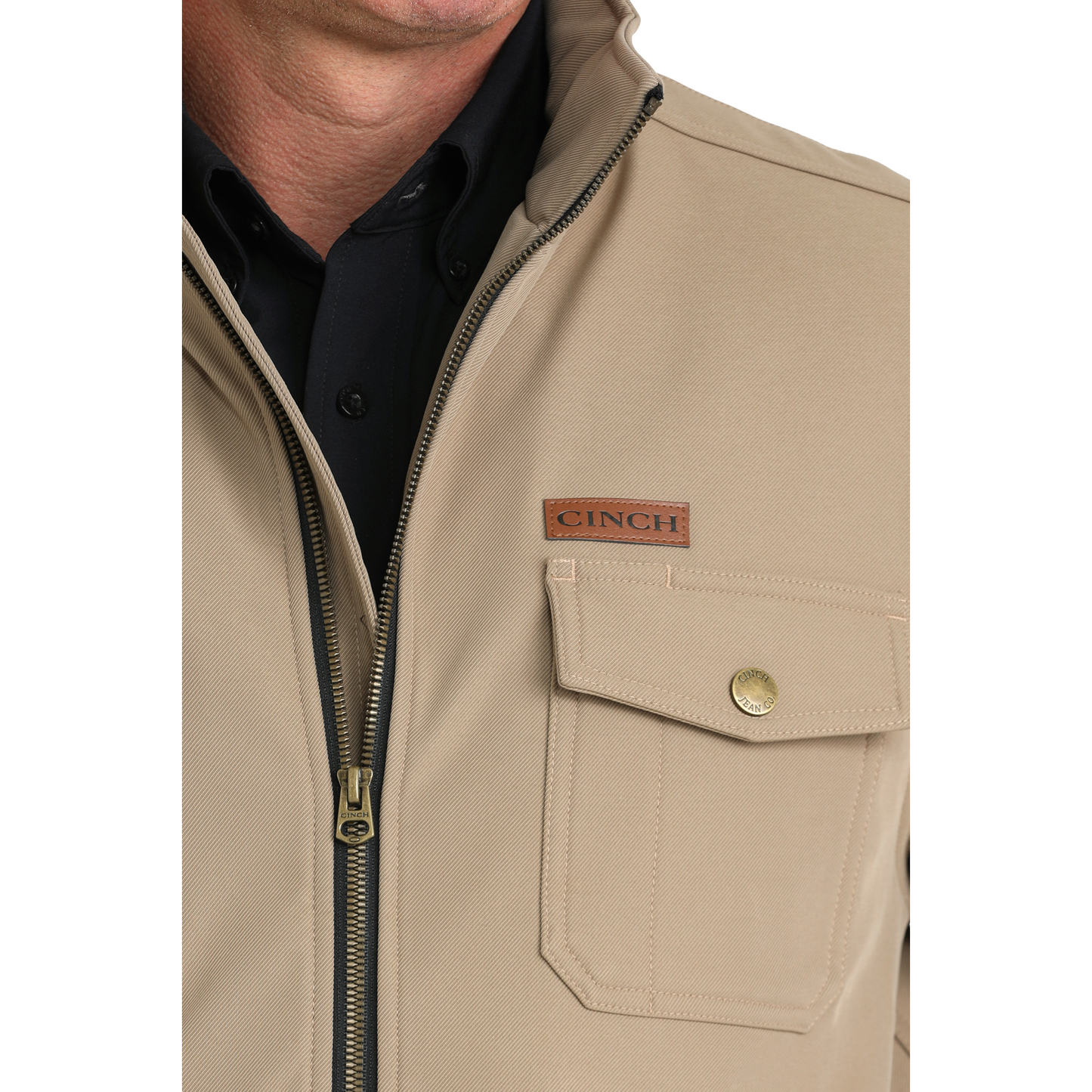 Cinch Men's Concealed Carry Bonded Stone Jacket MWJ1566004