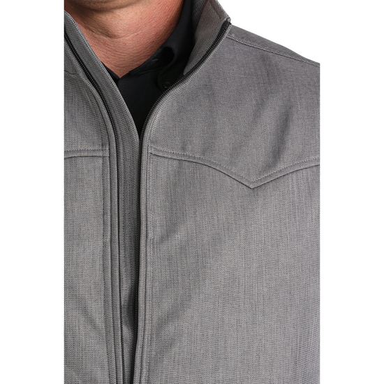 Cinch Men's Conceal Carry Grey Bonded Vest MWV1592005