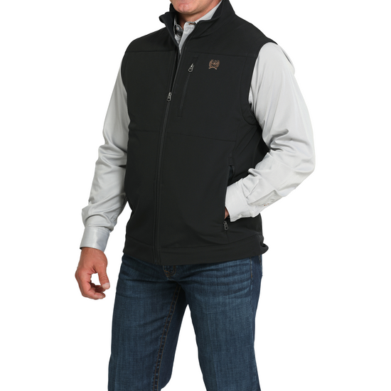 Cinch Men's Concealed Carry Black Bonded Vest MWV1541010