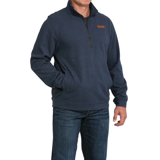 Cinch Men's Navy 1/2 Zip Fleece Pullover MWK1913004