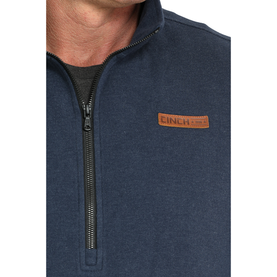 Cinch Men's Navy 1/2 Zip Fleece Pullover MWK1913004