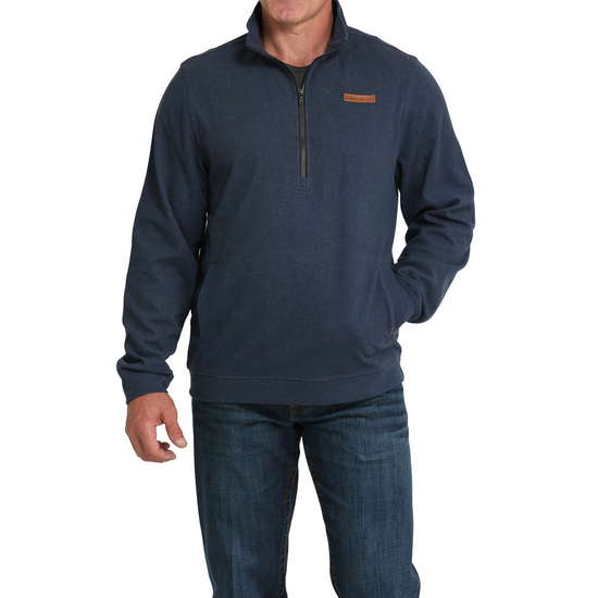 Cinch Men's Navy 1/2 Zip Fleece Pullover MWK1913004