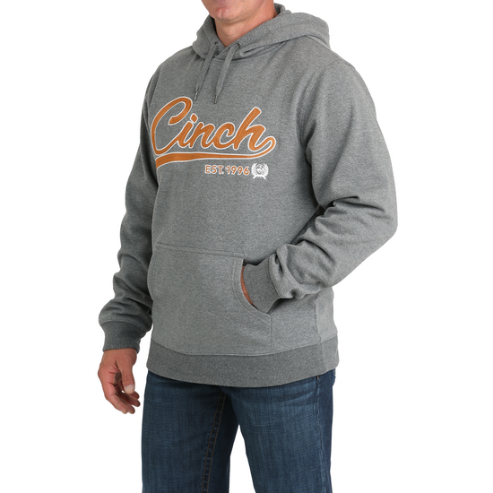 Cinch Men's Charcoal Grey Logo Hoodie MWK1206032
