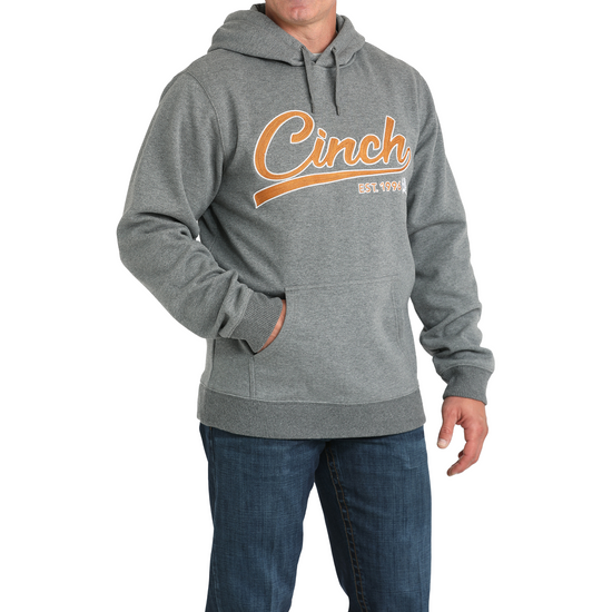 Cinch Men's Charcoal Grey Logo Hoodie MWK1206032