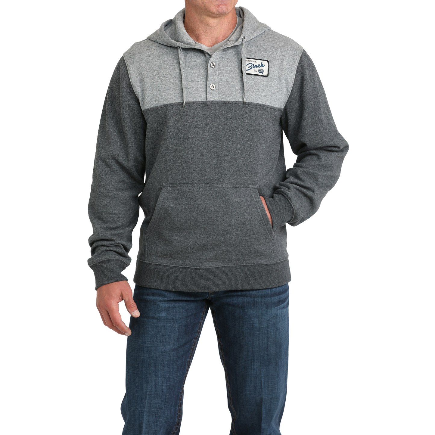 Cinch Men's Charcoal Pullover Hoodie MWK1917002